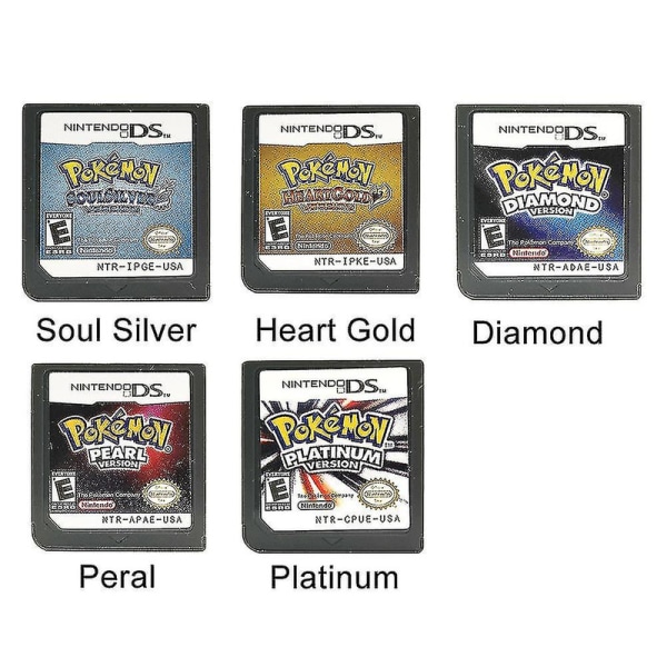 Hjem Game Card Soul Sølv Hjerte Guld Bærbar Klassisk Til 3ds Dsi Ds Lite Nds Zs Db Soul Silver