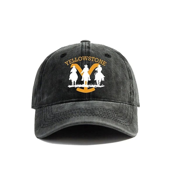 Yellowstone National Park Baseball Kasketter Distressed Hatte Kasket Mænd Kvinder Retro Outdoor Summer Justerbare Yellowstone Hatte Mz-294 [DB] As picture16 Adjustable
