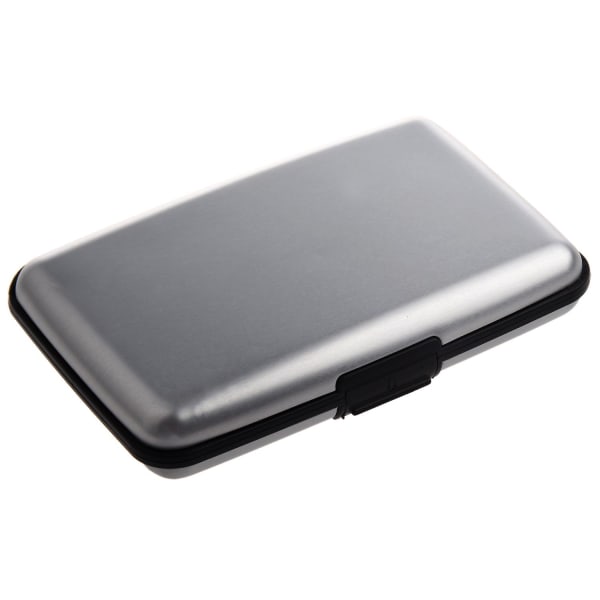 Alumiinikotelo Case Metallinen lompakko, one size hopeaa