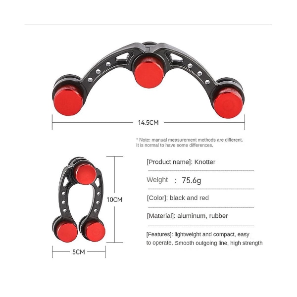 Manuell GT-knutbindare Fg-knut Pr-knut Snabb Front Lead Carbon Wire Pe Line Sub-line Binder