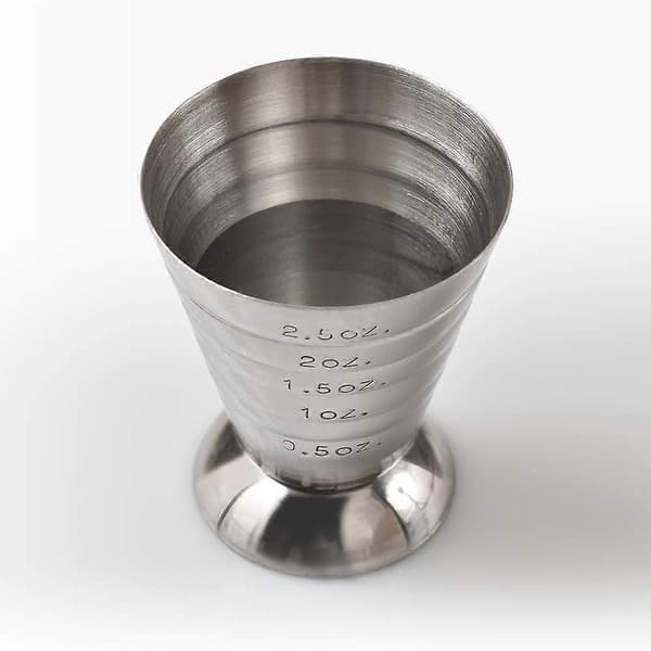 Rustfrit stål, 2,5 oz, 75 ml, 2 pak 4,5*5,5*6,9 cm [DB]