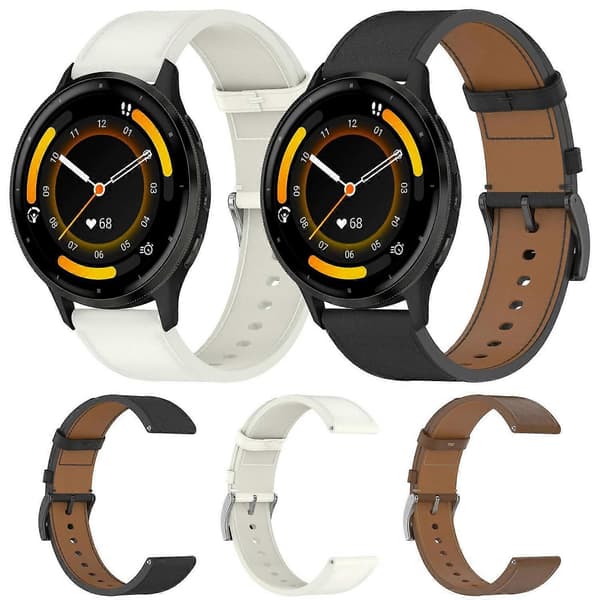 Läderarmband för Klocka [DB] White For Garmin Venu 3