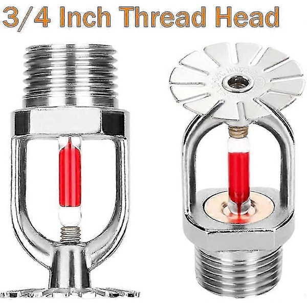 5 stk. Sprinkler 3/4 Tommer Hængende Type 155 Ned 68 Sprinkler 3/4\" Npt Til Husbygning db