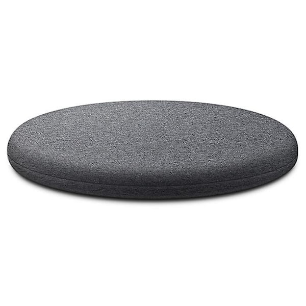 Tuolipehmuste, pyöreä muistivaahtoistuinpehmuste lannetuki tyyny tuolille db light grey M