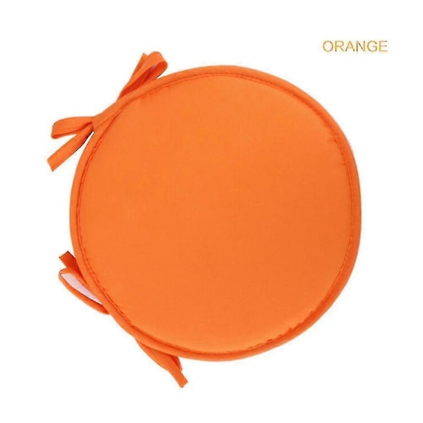 30 cm Myk Rund Stolpute Sittepute med Stropper [DB] Orange 30cm
