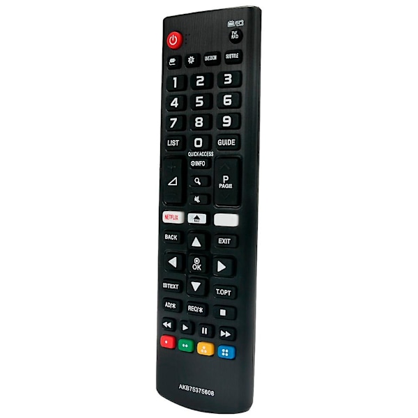 Vaihdettava kaukosäädin Akb75375608 LG TV:lle [DB] black