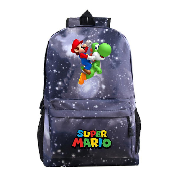Super Mario Bros Lasten Reppu Kevyt Kannettava Reppu Matkalaukku Rentti Laukku Koulureppu Lahjat DB A