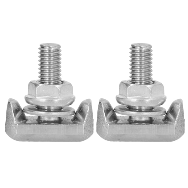 Chevrolet Bilbatteri Terminal T-bolter Rustfritt Stål 19116852 Erstatning - Pakke med 2 [DB]