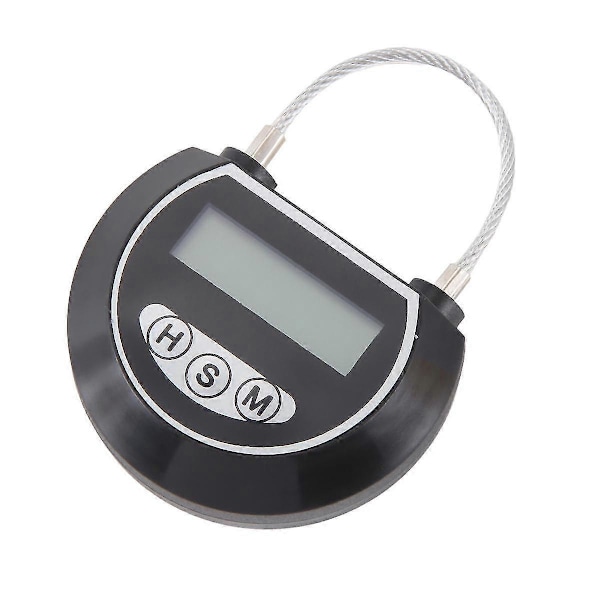 Elektronisk Tidlås Timer Låskruka Multifunktionell Tidlåsbehållare för Leksaker {DB} Black