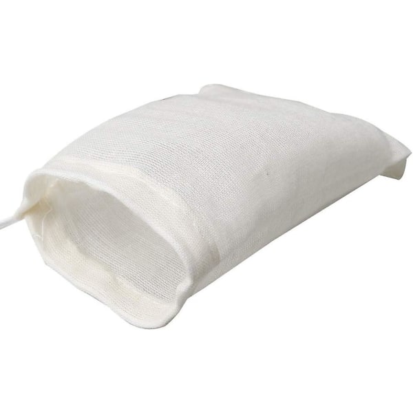 50 Pack Cotton Muslin Drawstring Bags - Reusable Mesh Bags