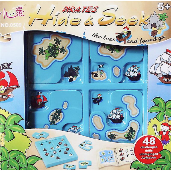 Pirates Hide&seek Iq Brädspel Family Interactive Toys DB