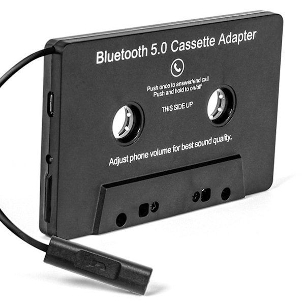 BT Kassett Adapter för Bil med Stereo Ljud Trådlös Kassettband till Aux Adapter Smartphone Ljud db