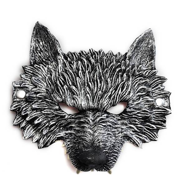 Karneval/Påsk Cosplay Latex Vargmask Djurstil