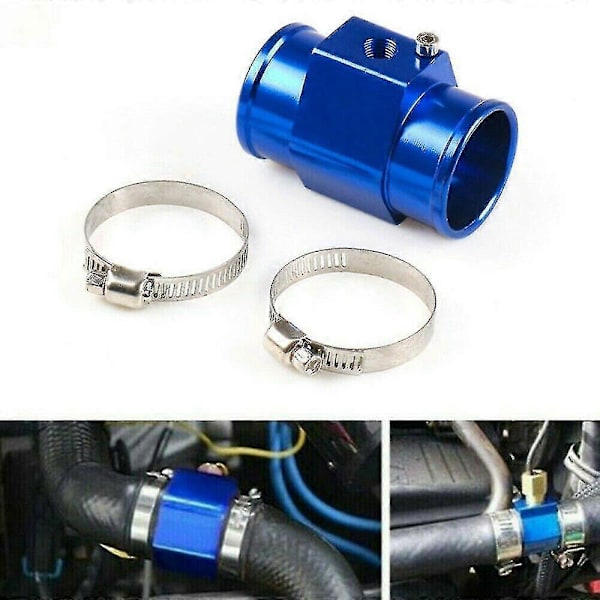 40mm Bil Vattentemperatur Tempsensor Mätare Kylarslang Kopplingsrör Adapter - B db