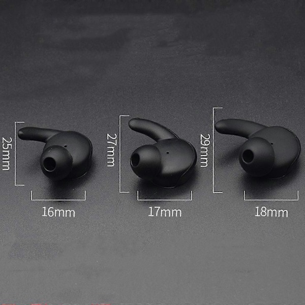 til Huawei til Honor AM61 Earbuds etui holdbare in-ear tips ørekrog buds Pro [db] Black