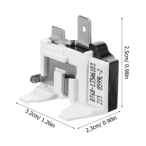 Överbelastningsskydd för kylskåp 1/2HP kompressor frys överhettningsskydd leverans  [dB} 3.20X2.50X2.30CM