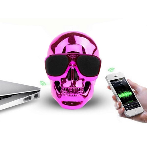 Kannettava Luuranko Kallo Bluetooth Langaton Kaiutin 15W BT4.0 FM Radio Halloween Langaton Kaiutin Halloween rekvisiitta äänirasia db RD