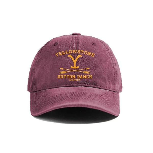 Yellowstone National Park Baseball Caps Distressed Hats Cap Mænd Kvinder Retro Udendørs Sommer Justerbar Yellowstone Hats Mz-294 [DB] As picture4 Adjustable