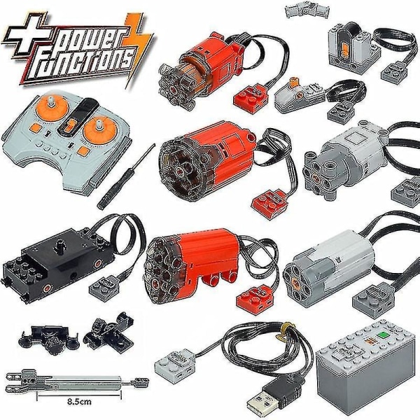 Tekniske dele Power Functions Motor Multi Tool Servo Togmotor Pf 8293 8883 Model Kompatibel Alle Mærker Byggeklodser-xh Db Servo-motor-Strength