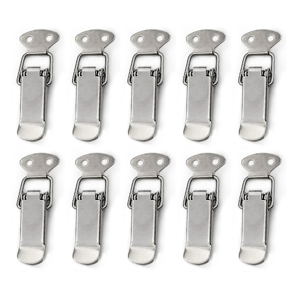 10 stk Fjærbelastede Spenne Toggle Hasp For Låse Dørspenne For Låse Hardware Lo {DB}