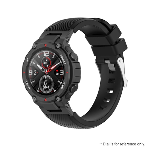 Silikon Urrem Til Huami Amazfit T-Rex T-Rex Pro Smartwatch Remsortiment Armbånd [DB]