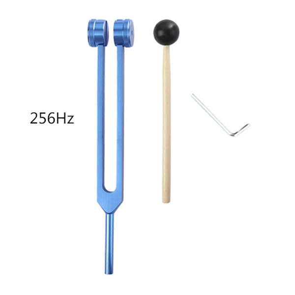 256 Hz äänirauta lääketieteellinen parannusväline alumiiniseos vasara korjaustyökalu [DB] Blue
