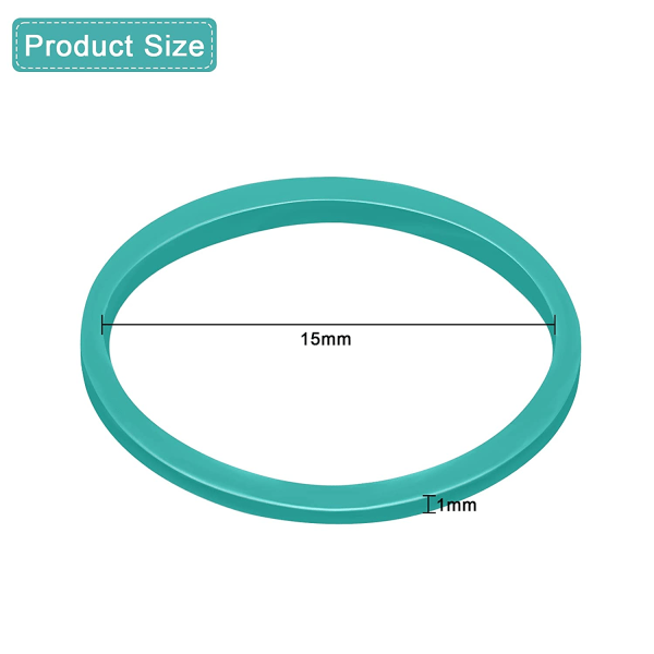 1000 Mini Gummiband Mjuka Elastics (Färg)