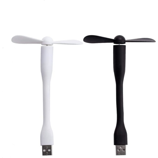 2-pakke USB minivifte, telefonvifter, mini bærbar datamaskin kjølevifte, stille reise