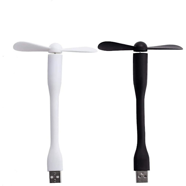 2 stk. Usb Mini Fan, Telefon Fans, Mini Bærbar Mobil Computer Køling Fan, Stille Rejse