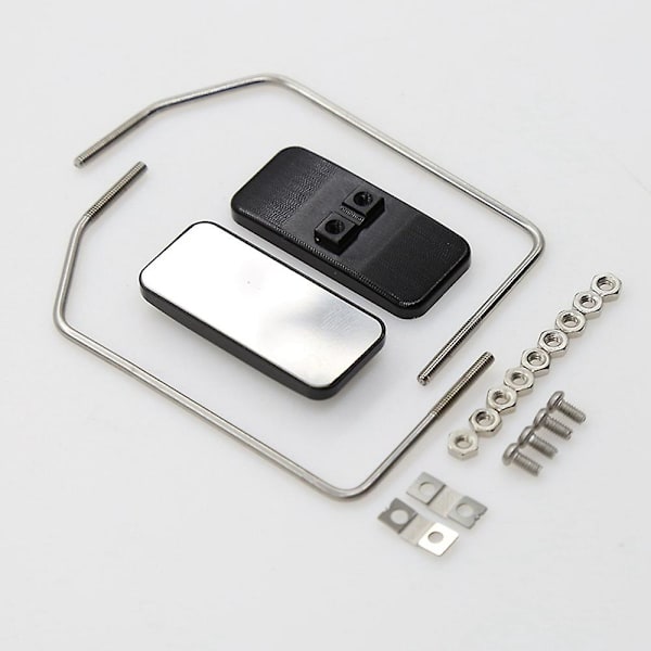Metall bakspeil for 1/10 Rc Crawler Car Trx4 D90 Scx10 1/14 Truck Man Actros oppgraderingsdeler [DB]