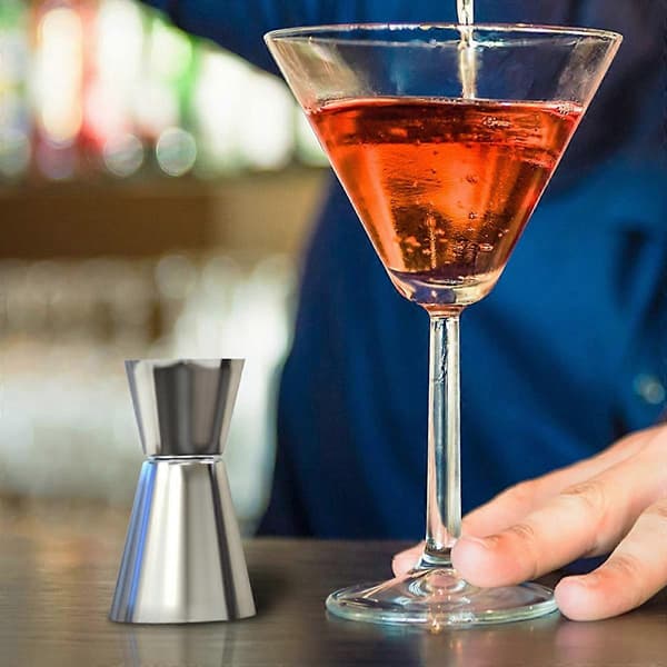 Cocktail Shaker Mixer Sæt i Rustfrit Stål med Si [DB]