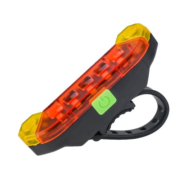 USB uppladdningsbar cykel bakljus Ipx5 Road Bike Light Sensing bakljus