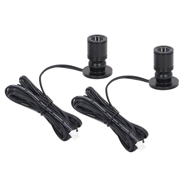 Dimbar Mini Spotlight 5V Mini LED Spotlight 1 till 2 Spotlights med Dimmer för Display Smyckeskåp Veranda [Db] Black White Light