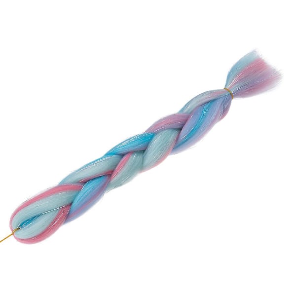 24 tommers flettehår-ekstensjoner Syntetisk Ombre Heklet Flettehår DIY Jumbo Flette for Kvinner {DB} 4 24inch