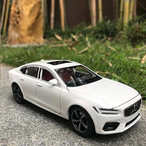Volvo Bilmodel I S90 Legering, Diecasts Og Legetøjsbiler, Metal Lyd Lys Kollektion, Børns Gave, 1:32 Db Gray