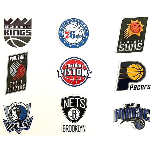 Nba-klistremerker (50 ark) Nba-basket for smarttelefoner, sykler, scootere, ski, bagasje. [DB]