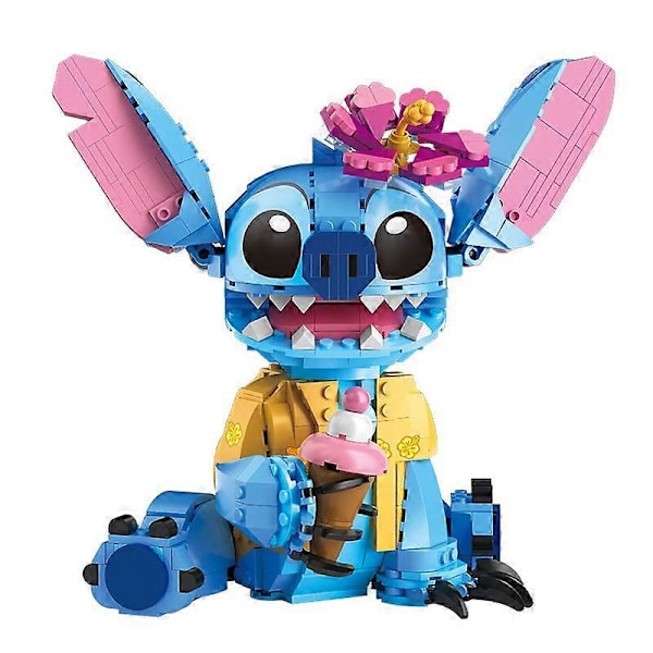 Disney Stitch Karaktärsmodell: Byggklosskul för alla åldrar [DB]