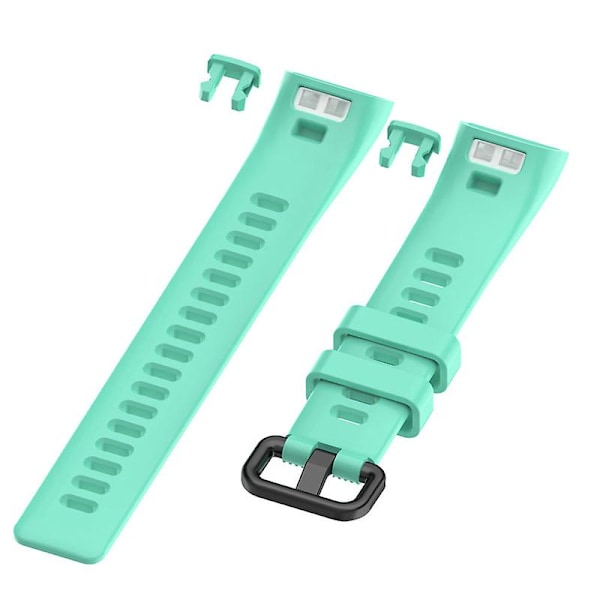 Slidstærkt Anti-fingeraftryk Smartwatch Rem til HUAWEI Band 3/3 Pro/4 Pro [DB] Lake Blue