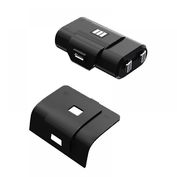 Spela och ladda-kit för Xbox Series X-kontroll med 1100 mAh uppladdningsbart batteri - 2 förpackningar [DB] Black*2