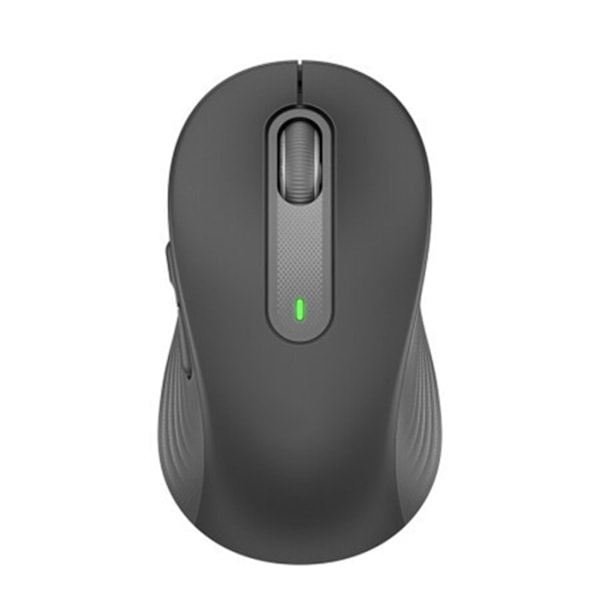 M650 Trådløs Mus 2.4GHz Bluetooth-kompatibel Dobbeltmodus Ergonomisk DPI Justerbar Lydløs Mini Lett Universal Trådløs [DB] Black