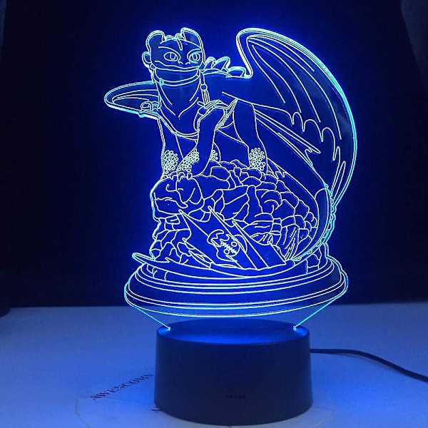 Vacker present Hur man tränar din drake lampa drake tandlös lampa