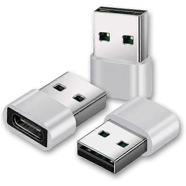 Usb C - Usb -sovitin [3 kpl, hopea], Usb A - Usb C, Usb C - Usb, Usb C -sovitin, Usb C -pistoke, Us-sovitin, Usb C - Usb, Usb Usb C, Usb C/a db