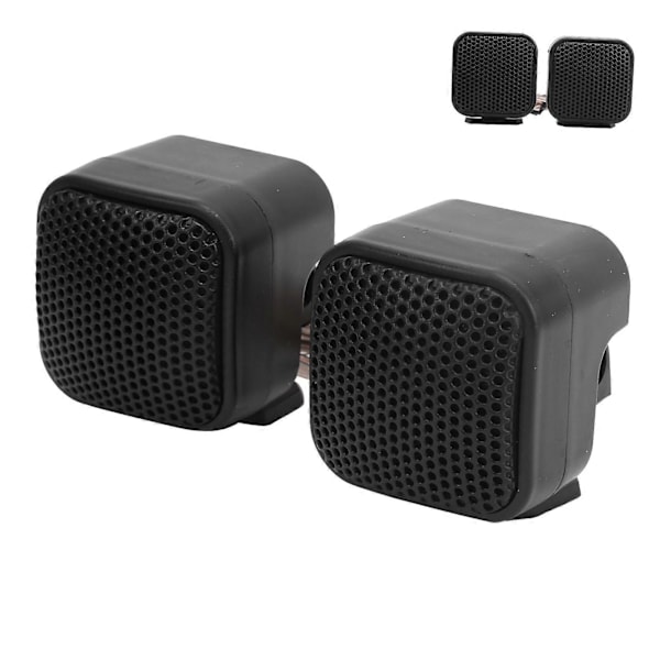 2 stk 500W Høy Effekt Stereo Høytaler med 4 stk Monterings skruer Bil Lyd System Universal [DB]