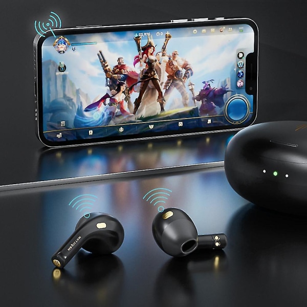 Mini trådløse Bluetooth-kompatible hodetelefoner In-ear lette hodetelefoner
