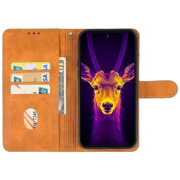 Ulefone Armor 25T Pro -puhelimen nahkakotelo [DB] Brown