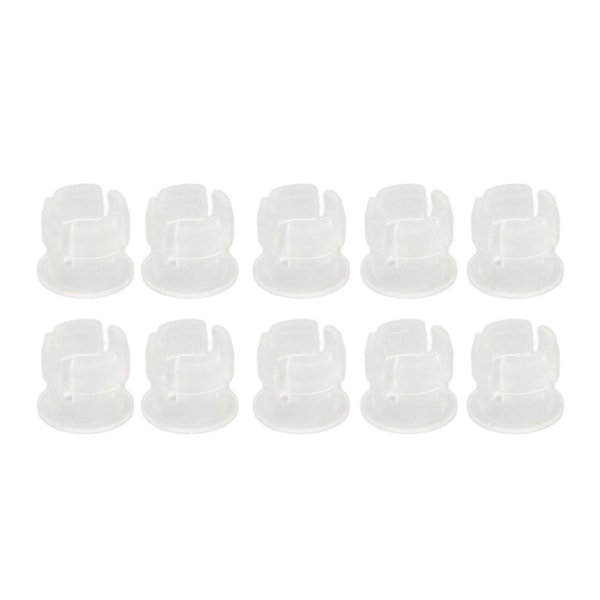 5mm LED lampeholder 200 STK 5mm LED Holdere Flad Spænde Lysdiode [db]
