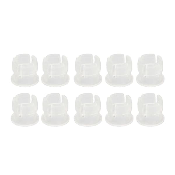 5mm LED lampeholder 200 stk 5mm LED Holdere Flat Spenne Lysdiode [db]