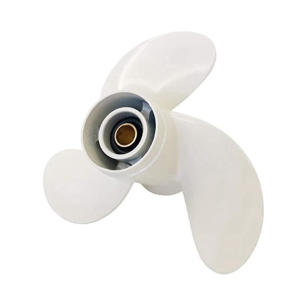 Udenbordsmotor Propeller til 6hk 8 1/2 X7 1/2 Bådmotor Skrue Marin Motordel 7 Spline 6g1-45943-00-e [Db] white