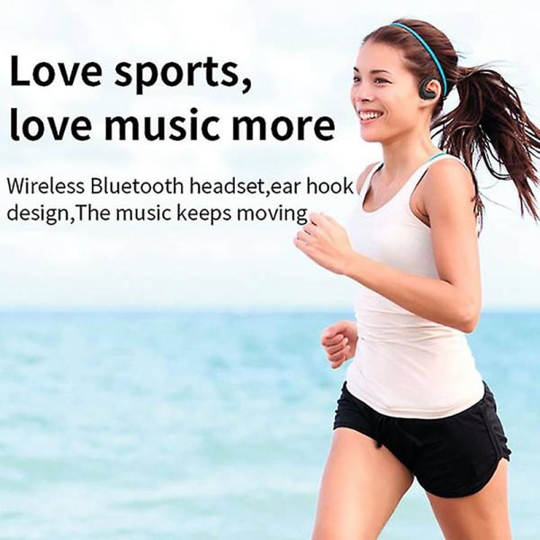 Langattomat kuulokkeet Ipx8 S1200 vedenpitävät uintikuulokkeet urheilukuulokkeet Bluetooth-kuulokkeet Stereo 8g Mp3-soitin (musta)