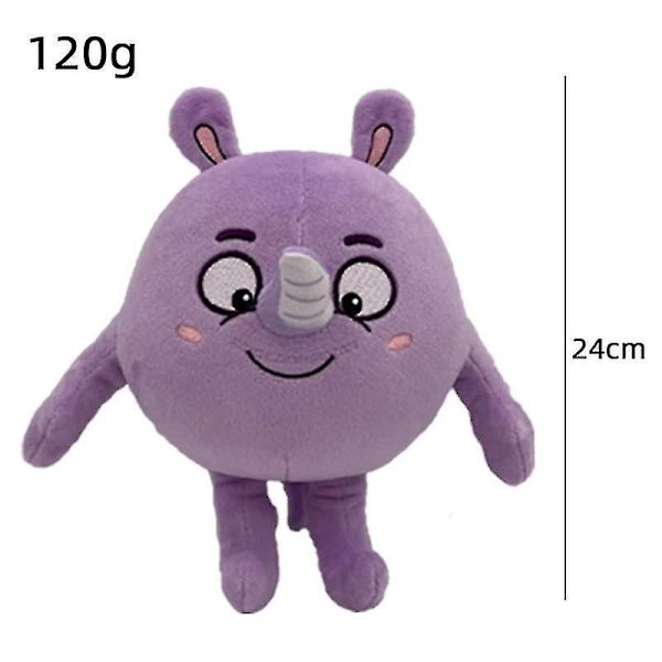 24cm Baby Zoo Kids Songs Plyschleksaker Barnpresenter [DB] Rhino
